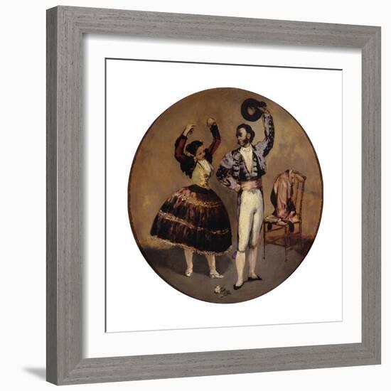 Spanish Dancers-Edouard Manet-Framed Giclee Print