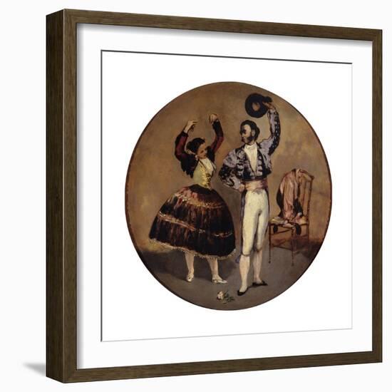 Spanish Dancers-Edouard Manet-Framed Giclee Print