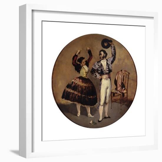 Spanish Dancers-Edouard Manet-Framed Giclee Print