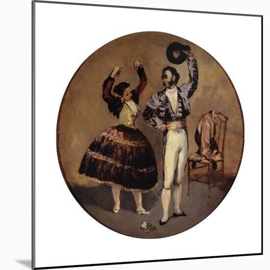 Spanish Dancers-Edouard Manet-Mounted Giclee Print
