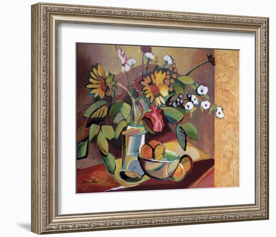 Spanish Floral-Warren Cullar-Framed Art Print