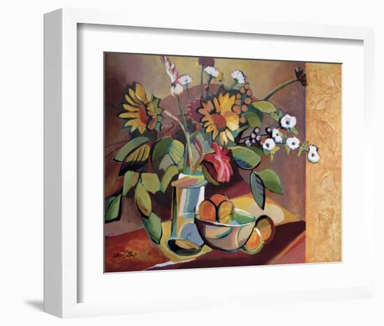 Spanish Floral-Warren Cullar-Framed Art Print