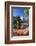 Spanish fountain at the Santa Barbara Mission, Santa Barbara, California, USA-Russ Bishop-Framed Photographic Print