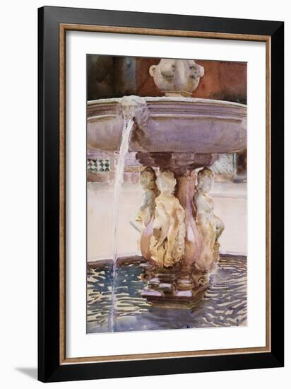 Spanish Fountain-John Singer Sargent-Framed Giclee Print