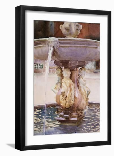 Spanish Fountain-John Singer Sargent-Framed Giclee Print