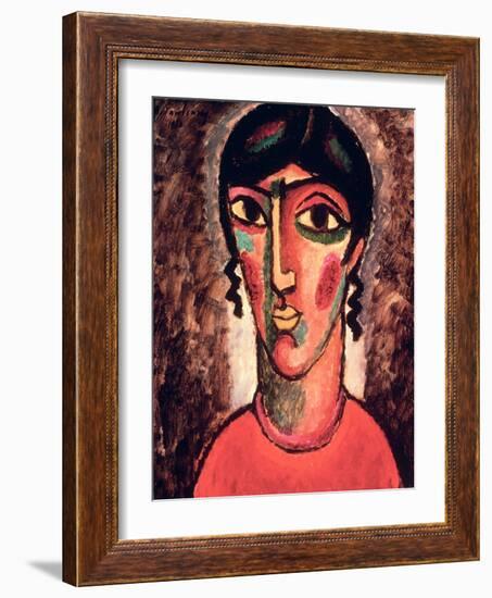 Spanish Girl, 1913-Alexej Von Jawlensky-Framed Giclee Print