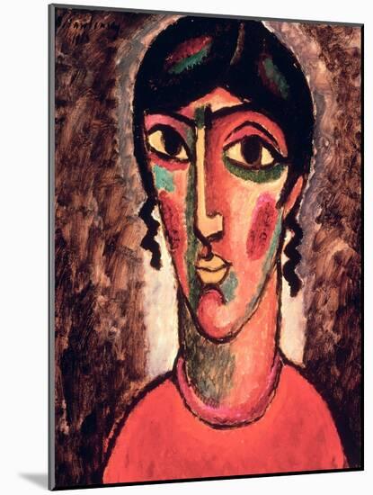 Spanish Girl, 1913-Alexej Von Jawlensky-Mounted Giclee Print