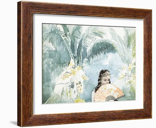 Spanish Girl with Fan, 1885-Winslow Homer-Framed Giclee Print