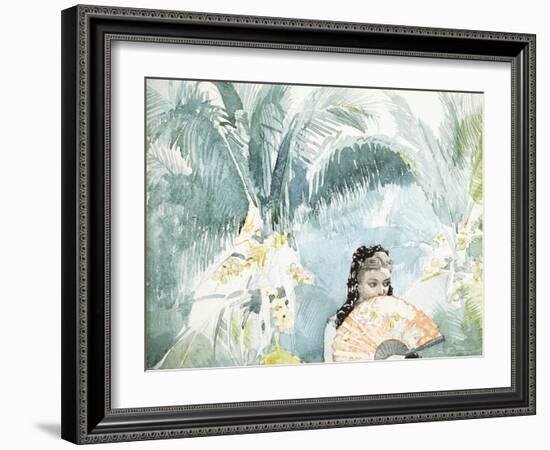 Spanish Girl with Fan, 1885-Winslow Homer-Framed Giclee Print