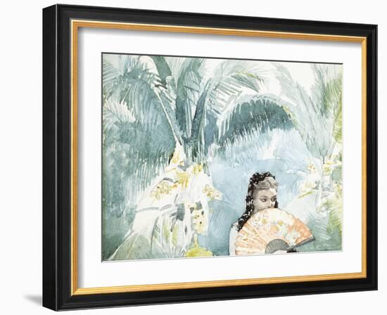 Spanish Girl with Fan, 1885-Winslow Homer-Framed Giclee Print