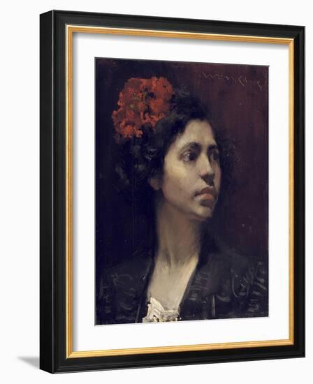 Spanish Girl-William Merritt Chase-Framed Giclee Print