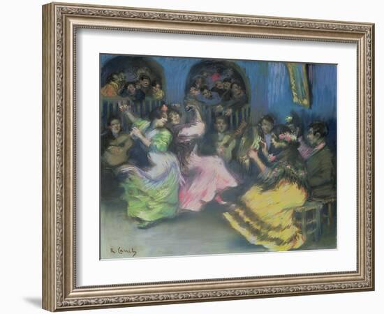 Spanish Gypsy Dancers, 1898-Ricardo Canals y Llambi-Framed Giclee Print