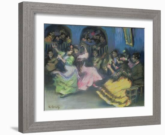 Spanish Gypsy Dancers, 1898-Ricardo Canals y Llambi-Framed Giclee Print