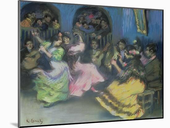 Spanish Gypsy Dancers, 1898-Ricardo Canals y Llambi-Mounted Giclee Print