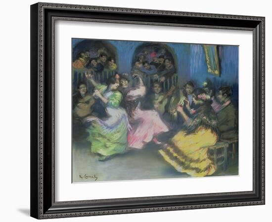 Spanish Gypsy Dancers, 1898-Ricardo Canals y Llambi-Framed Giclee Print