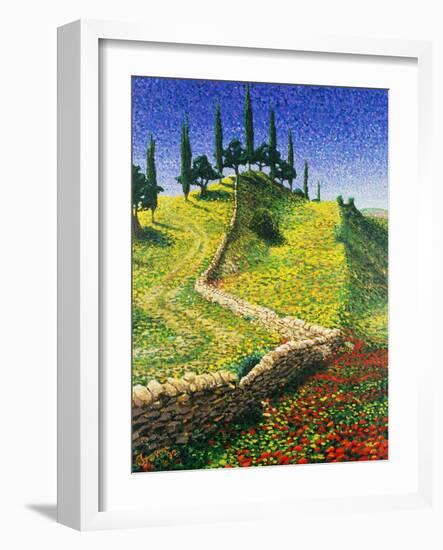 Spanish Hill Top, 1992-Trevor Neal-Framed Giclee Print