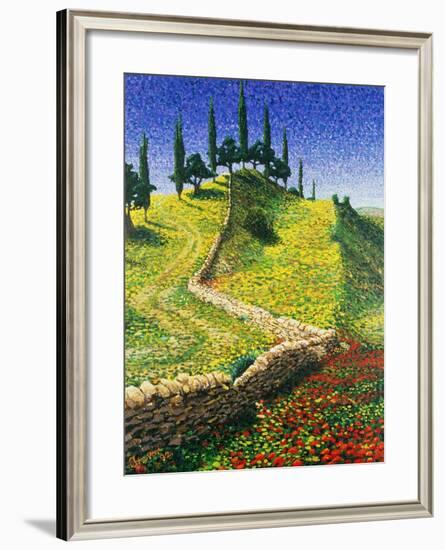 Spanish Hill Top, 1992-Trevor Neal-Framed Giclee Print