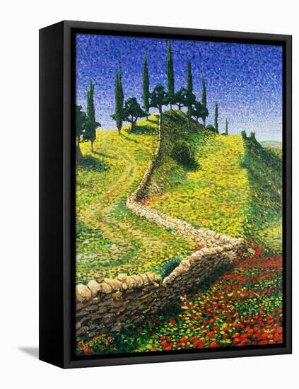 Spanish Hill Top, 1992-Trevor Neal-Framed Premier Image Canvas