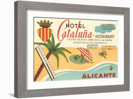 Spanish Hotel-null-Framed Premium Giclee Print