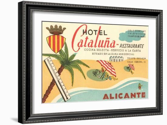 Spanish Hotel-null-Framed Premium Giclee Print