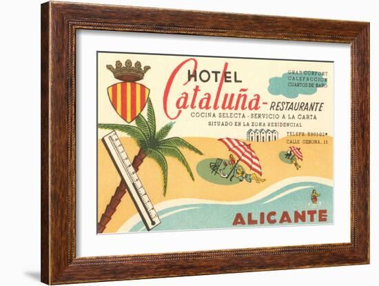 Spanish Hotel-null-Framed Art Print