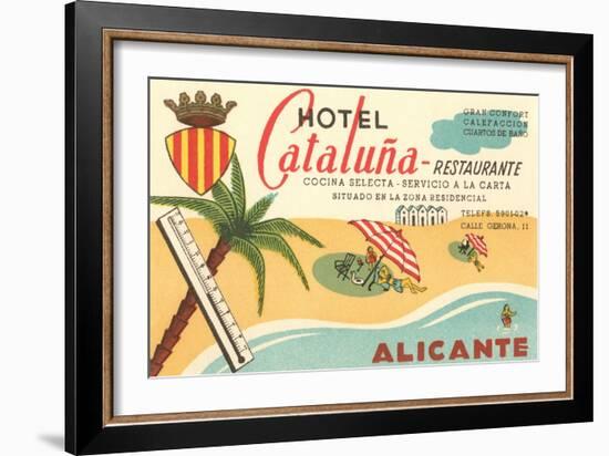 Spanish Hotel-null-Framed Art Print