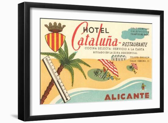 Spanish Hotel--Framed Art Print