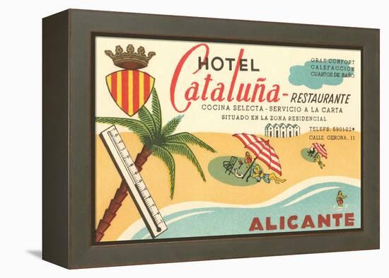 Spanish Hotel-null-Framed Stretched Canvas