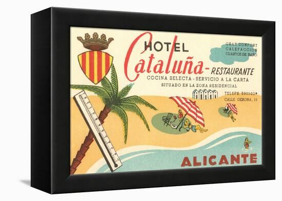 Spanish Hotel-null-Framed Stretched Canvas