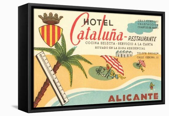 Spanish Hotel-null-Framed Stretched Canvas