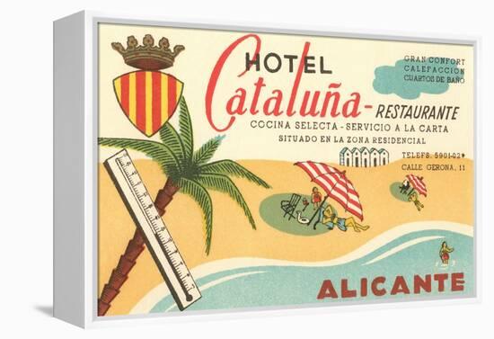 Spanish Hotel-null-Framed Stretched Canvas