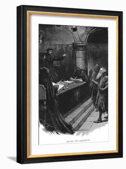 Spanish Jew before Grand Inquisitor, 1891-Paul Hardy-Framed Giclee Print