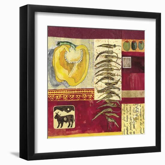 Spanish Kitchen III-Liz Myhill-Framed Giclee Print