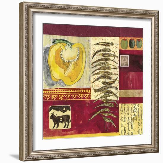 Spanish Kitchen III-Liz Myhill-Framed Giclee Print