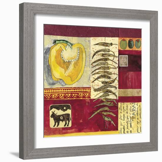 Spanish Kitchen III-Liz Myhill-Framed Giclee Print