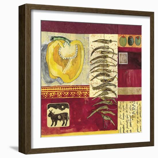 Spanish Kitchen III-Liz Myhill-Framed Giclee Print