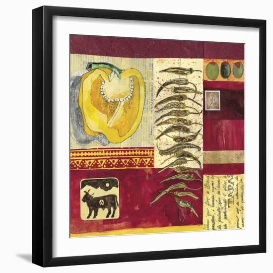 Spanish Kitchen III-Liz Myhill-Framed Giclee Print