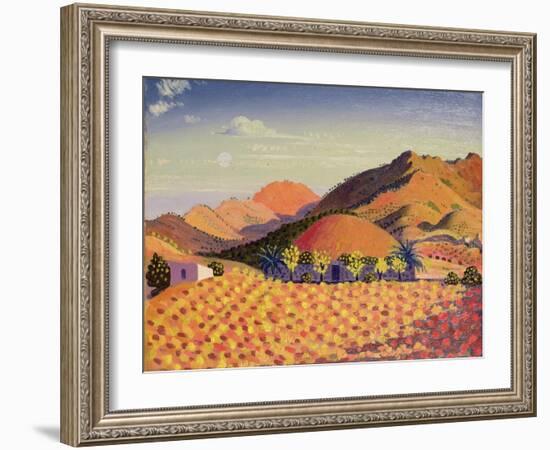 Spanish Landscape, 1912-Derwent Lees-Framed Giclee Print