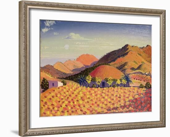 Spanish Landscape, 1912-Derwent Lees-Framed Giclee Print