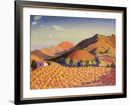 Spanish Landscape, 1912-Derwent Lees-Framed Giclee Print