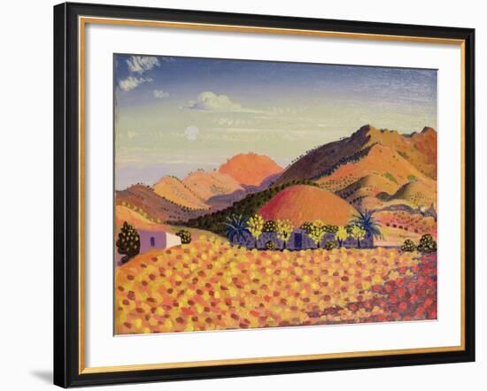 Spanish Landscape, 1912-Derwent Lees-Framed Giclee Print