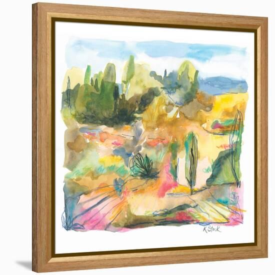Spanish Landscape 1-Kerstin Stock-Framed Stretched Canvas