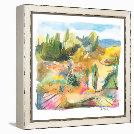 Spanish Landscape 1-Kerstin Stock-Framed Stretched Canvas