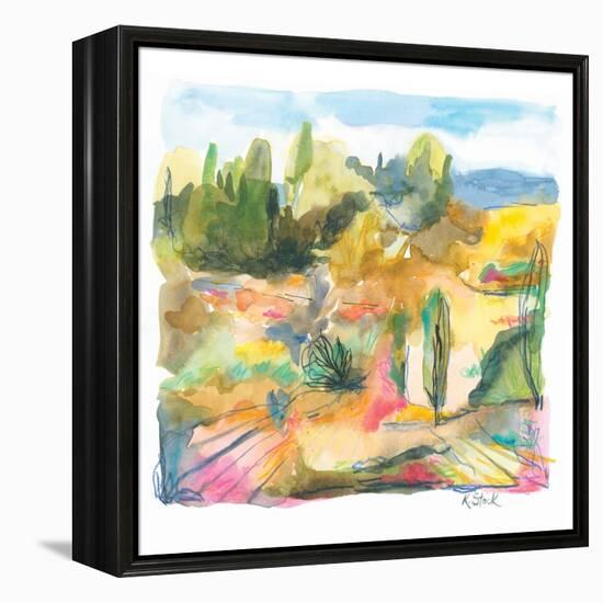 Spanish Landscape 1-Kerstin Stock-Framed Stretched Canvas