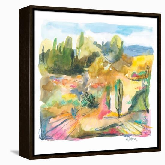 Spanish Landscape 1-Kerstin Stock-Framed Stretched Canvas