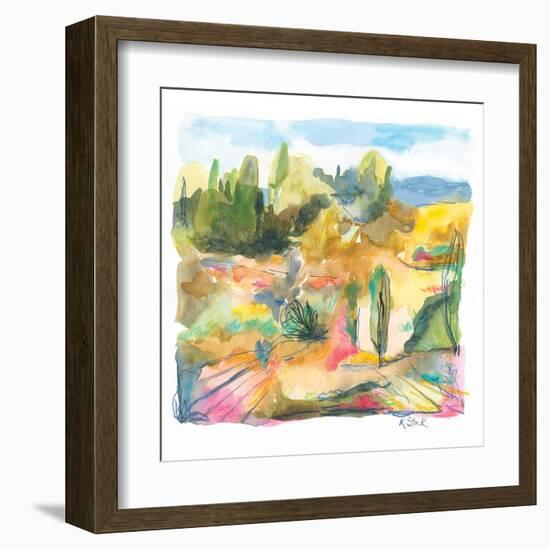 Spanish Landscape 1-Kerstin Stock-Framed Art Print