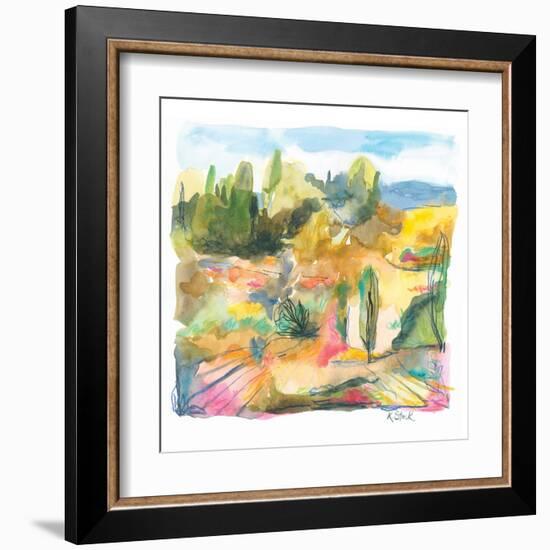 Spanish Landscape 1-Kerstin Stock-Framed Art Print