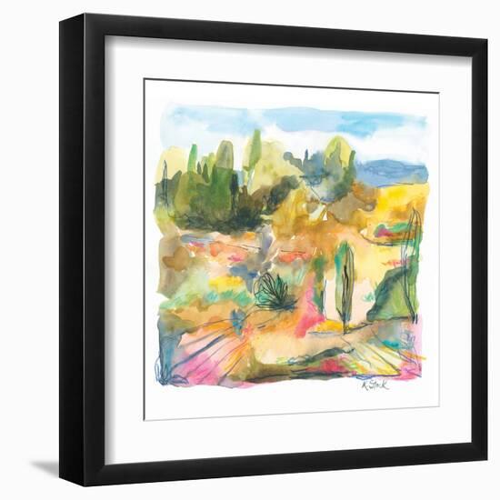 Spanish Landscape 1-Kerstin Stock-Framed Art Print