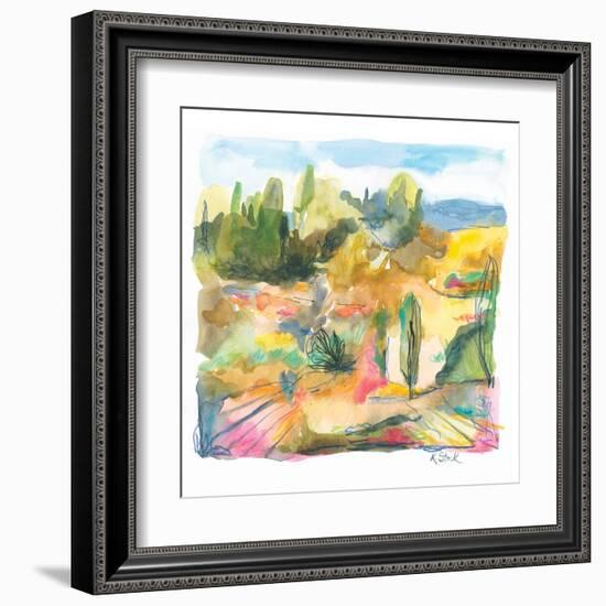 Spanish Landscape 1-Kerstin Stock-Framed Art Print