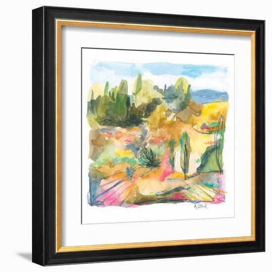 Spanish Landscape 1-Kerstin Stock-Framed Art Print